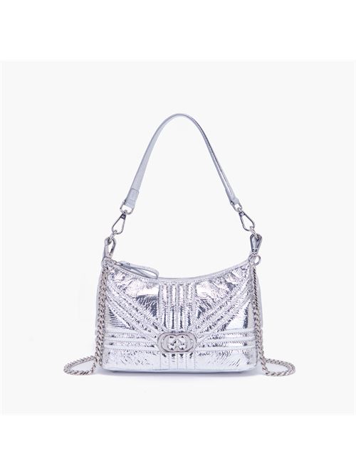 borsa a spalla shiny mini La carrie | 141-P-FS-261-LAMSILVER